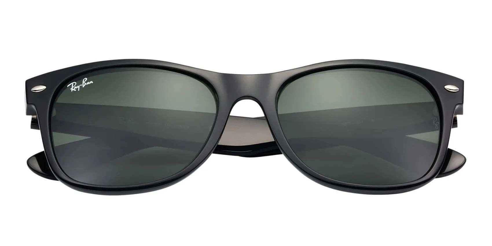 Shop RayBan RB 2132 Wayfarer Sunglasses Rubber Black RayBan RB 2132