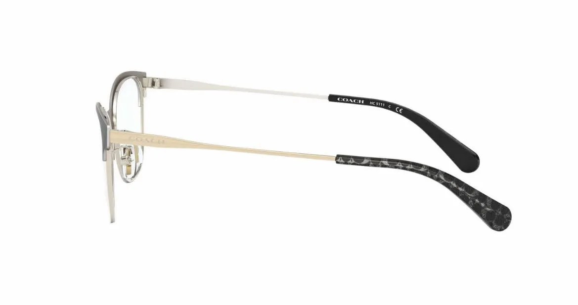 Shop Coach HC5111 Eyeglasses Shiny Light Gold Coach HC5111 Size 53