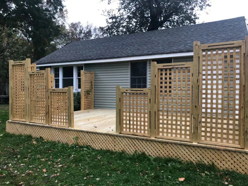 77 Lattice Outdoor Privacy Screen Ideas to Inspire You