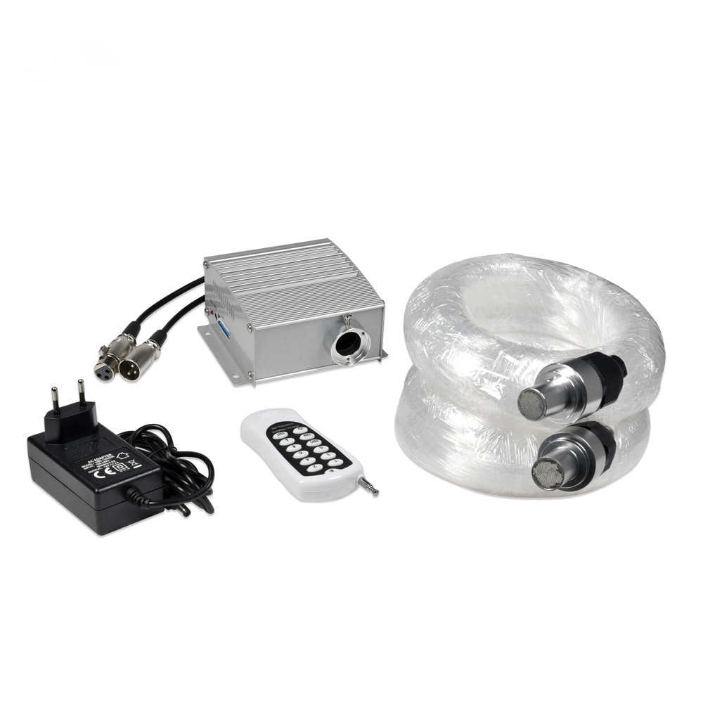 4*3W DMX RGB LED Fiber Optic Illuminator Optical Fiber Lighting