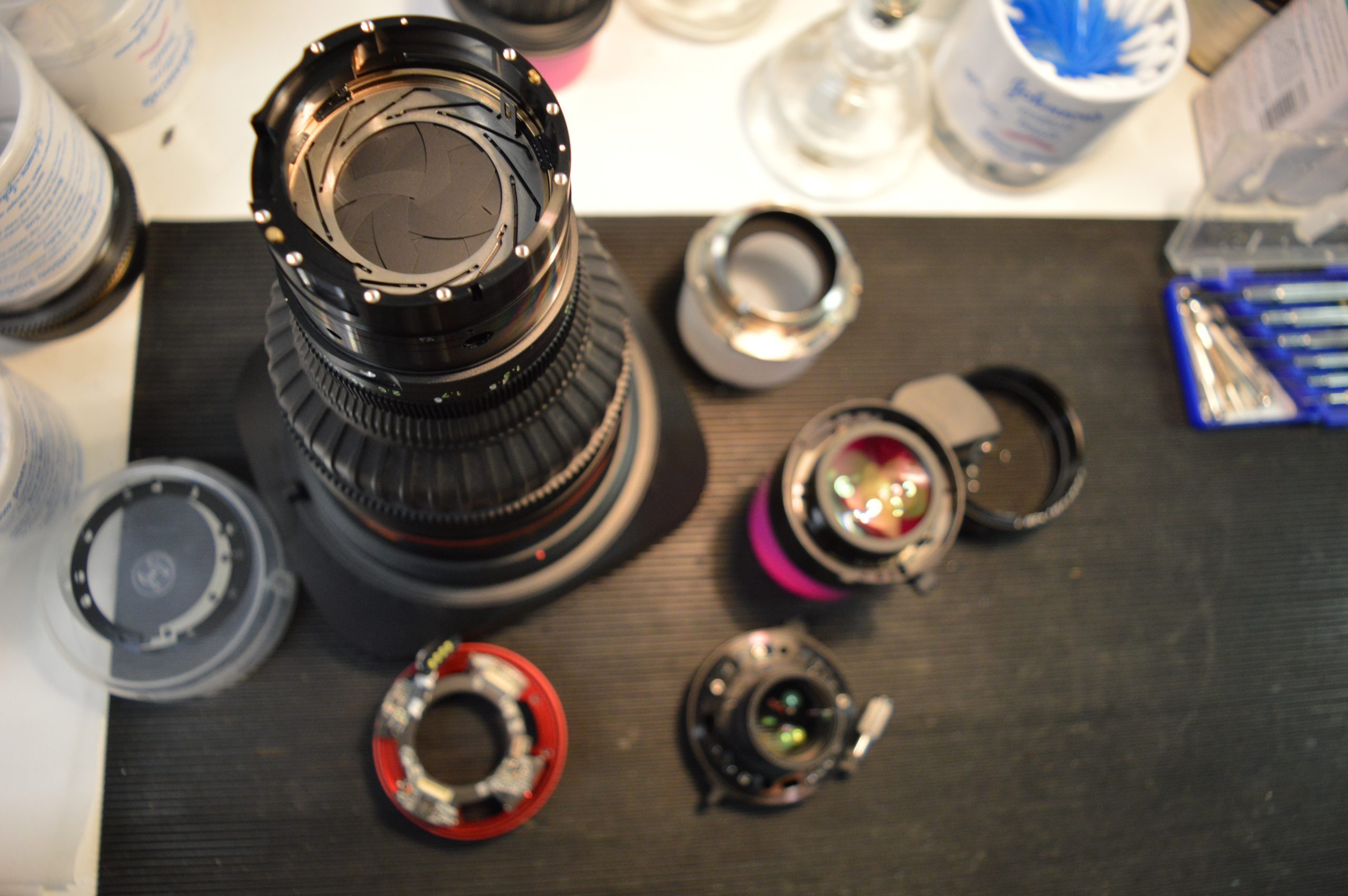 Lens Repair Optical Support