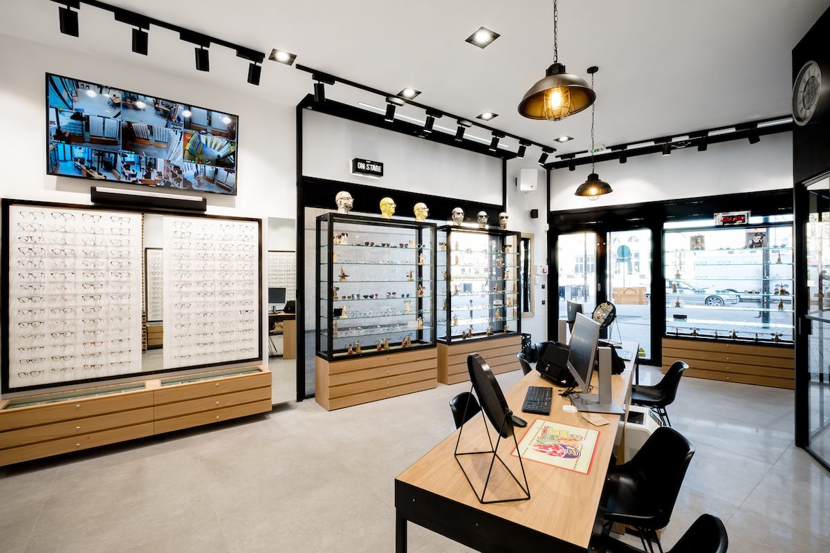 Quand l’éclairage sublime votre boutique d’optique Optic Design