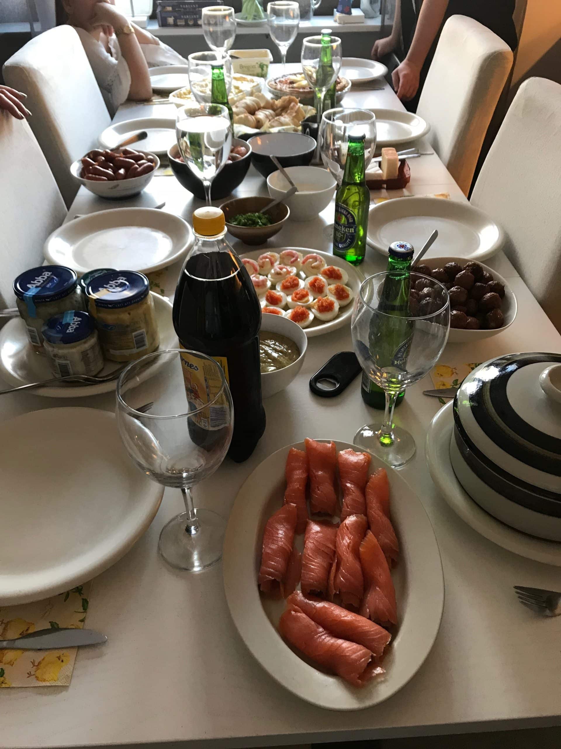 Swedish Easter Dinner Server On A Table The Best Free Stock Photos