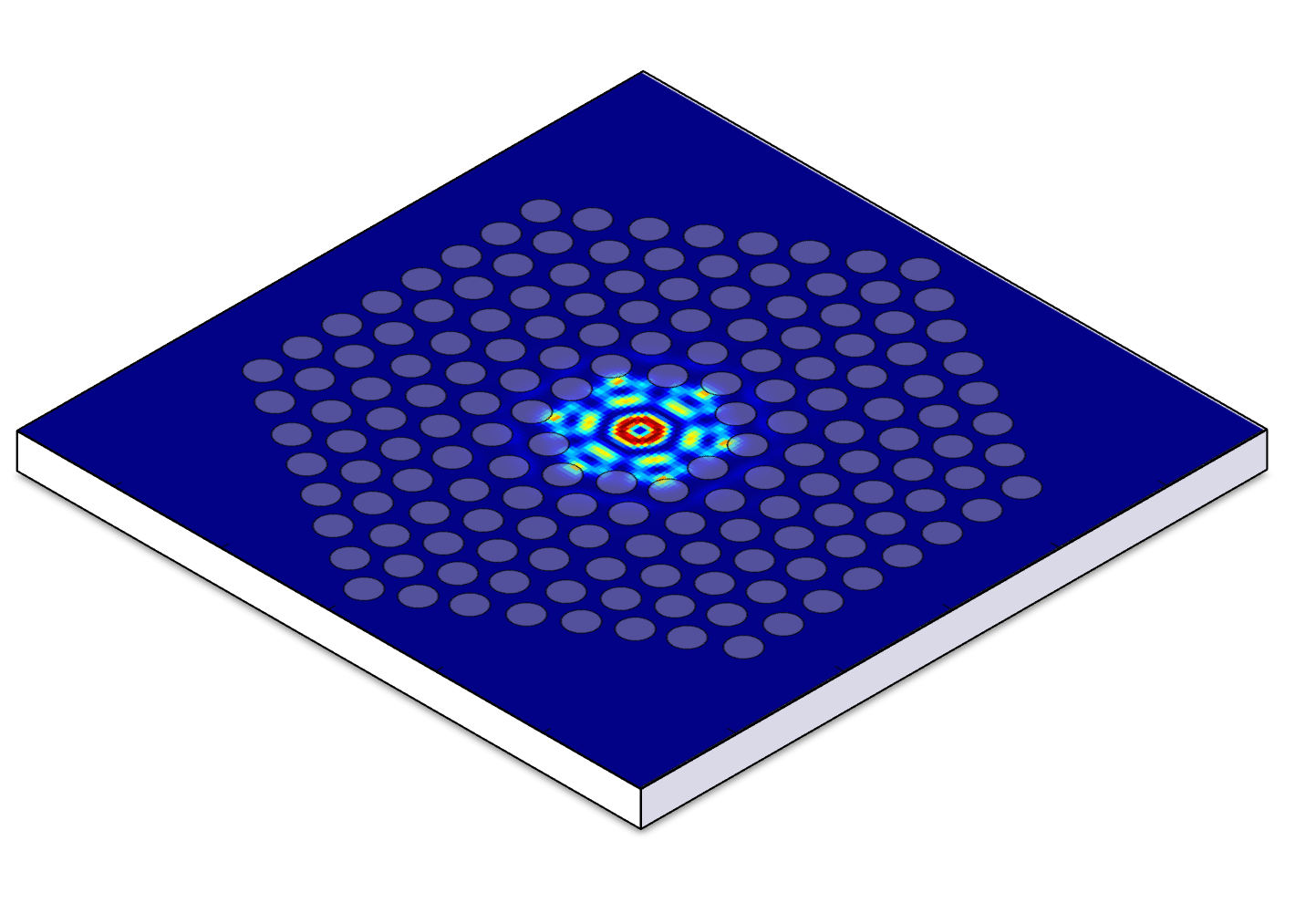 Photonic crystal cavity Ansys Optics