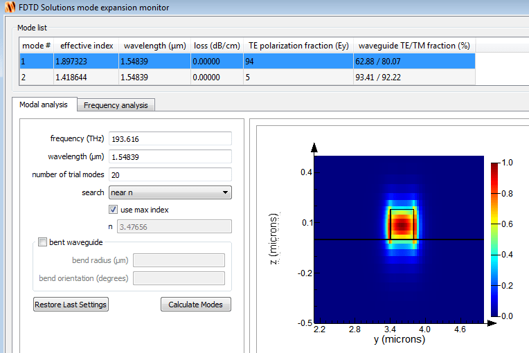 Using and understanding Mode Expansion Monitors Ansys Optics