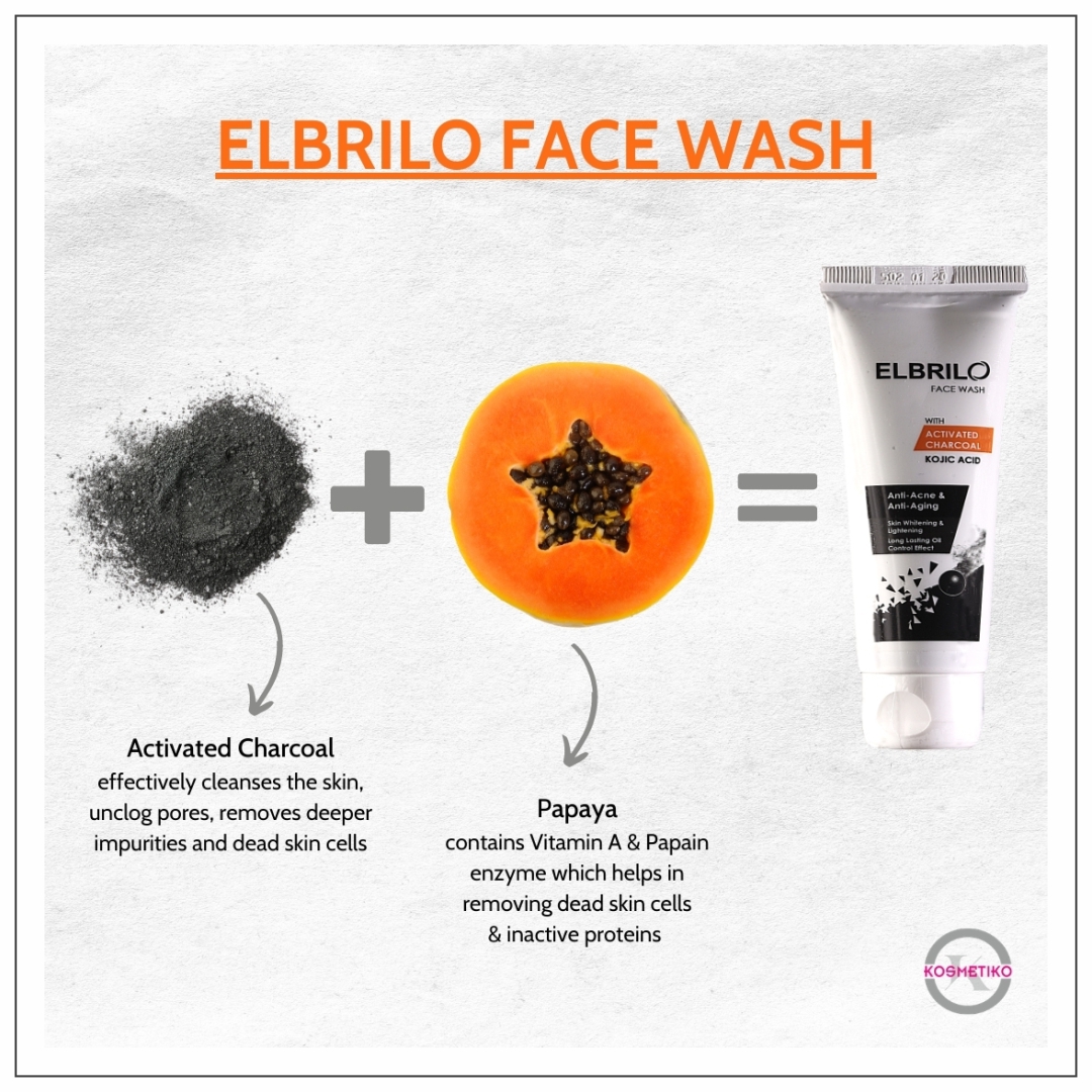 Elbrilo Charcoal Facewash Optiderma