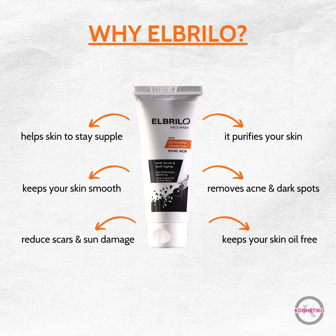 Elbrilo Charcoal Facewash Optiderma