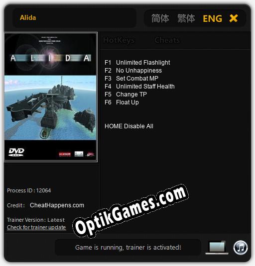 Alida Trainer +6 v1.8 » Downloads from