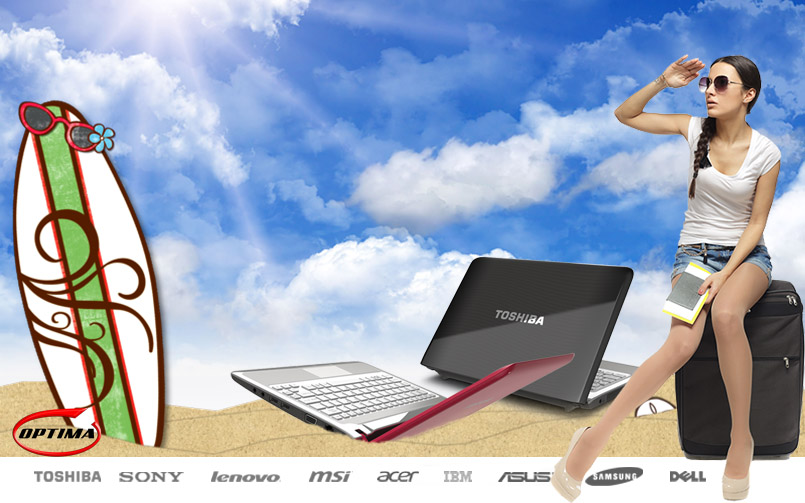 Laptop notebook do pracy i w podróż