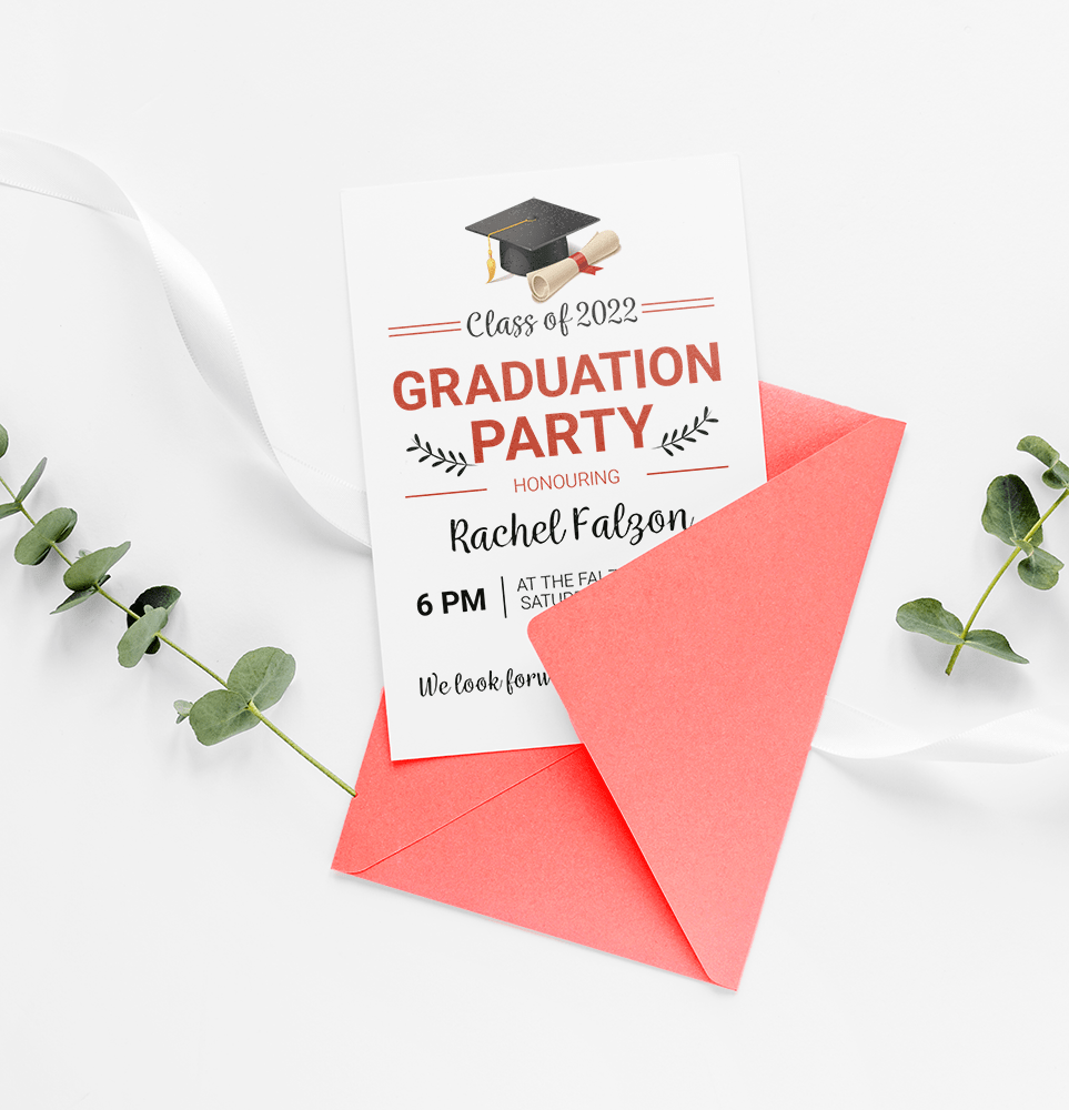 Graduation Invitation Optima