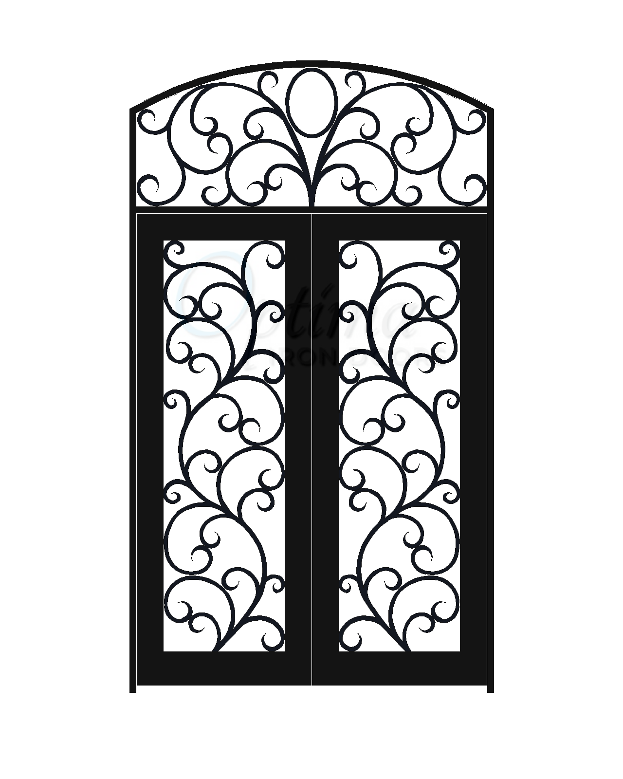 Buy Standard Double Iron Doors Online in Houston, TX Optima Iron Doors