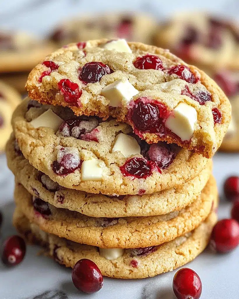Cranberry White Chocolate Cookies Irresistible Bliss optimal recipes