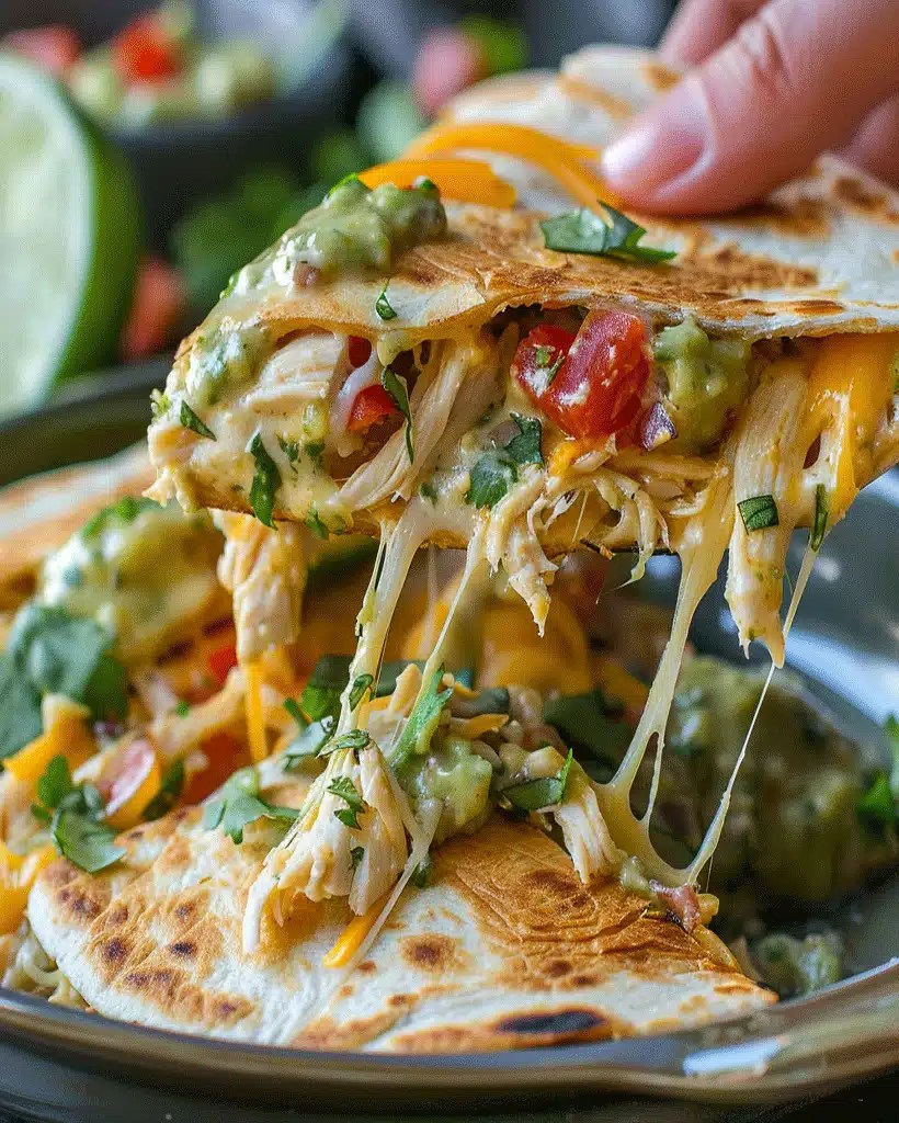 Crockpot Queso Chicken Quesadillas Easy Cheesy Delight optimal recipes