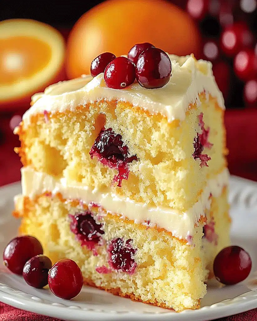 Cranberry Orange Cake Recipe Easy Holiday Dessert optimal recipes