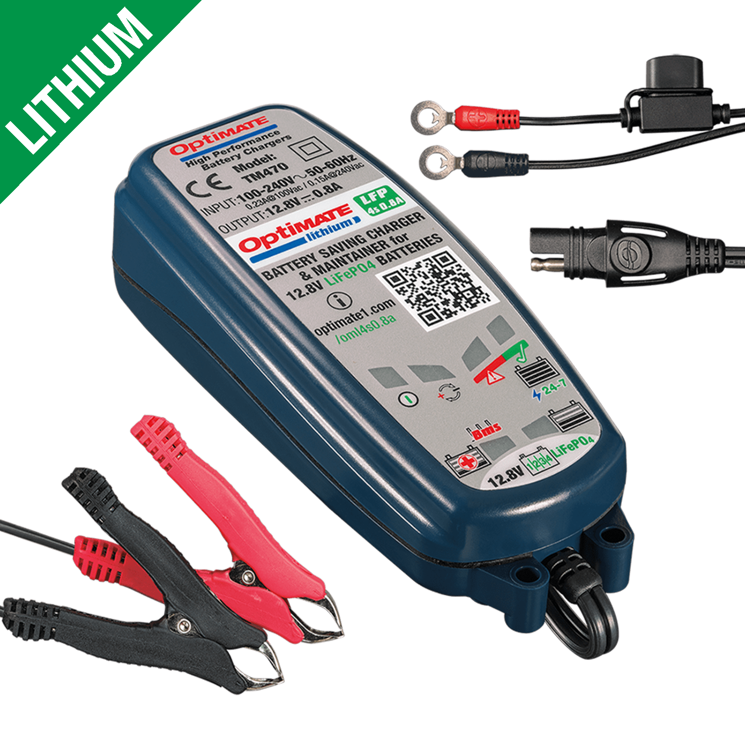 Sporting Goods Cycling Battery Charger Multi plug Replacement Liion