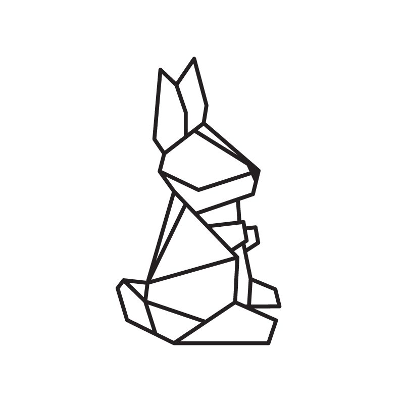 Lapin Dessin Geometrique / Lapin Geometrique Animaux De