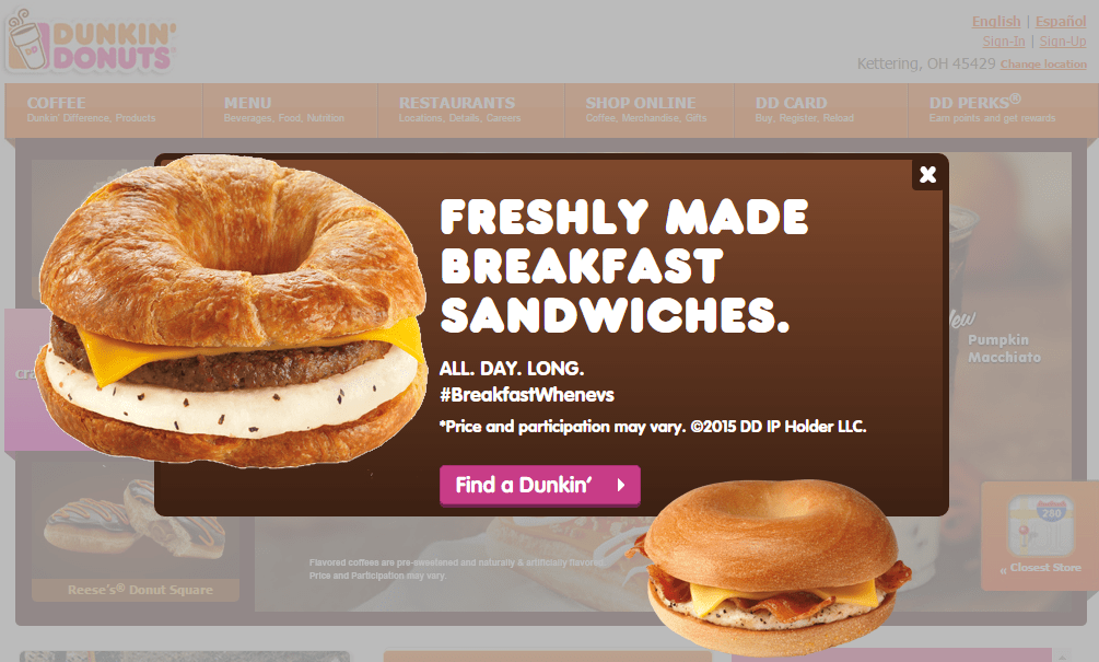 Breakfast Time Can be Anytime at Dunkin’ Donuts! BreakfastWhenevs