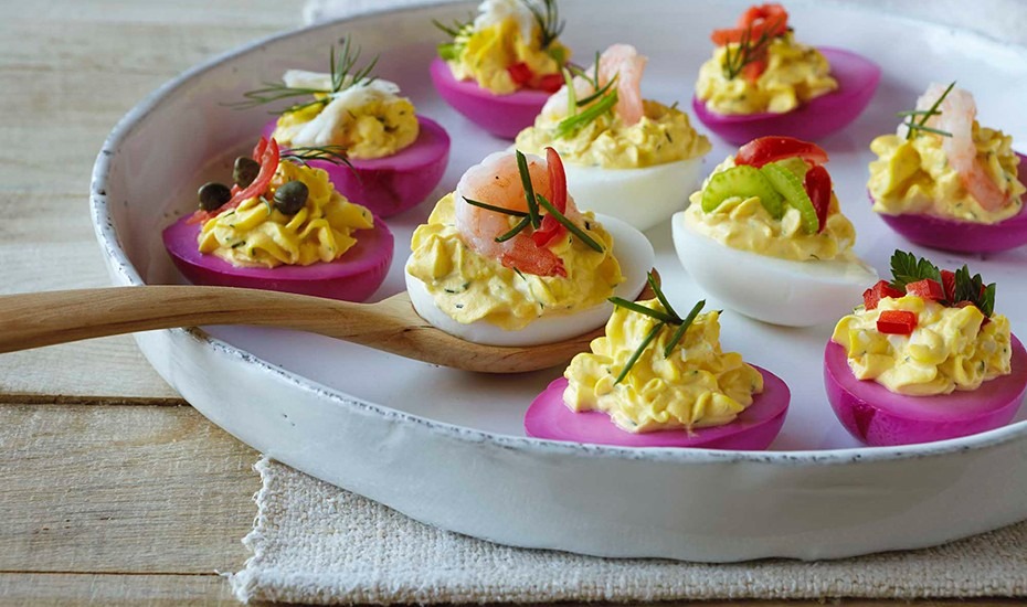 Pickled Deviled Eggs Recipe + Easter Twitter Party! Optimistic Mommy