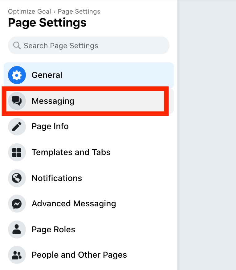How To Create A Messenger Greeting For Your Facebook Page Optimize Goal