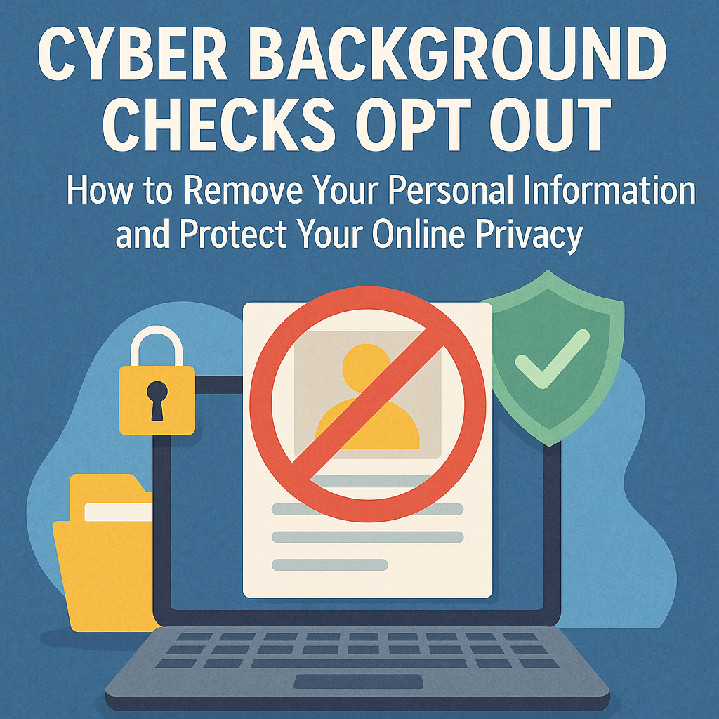 Cyber Background Checks Opt Out Remove Your Personal Data and Protect