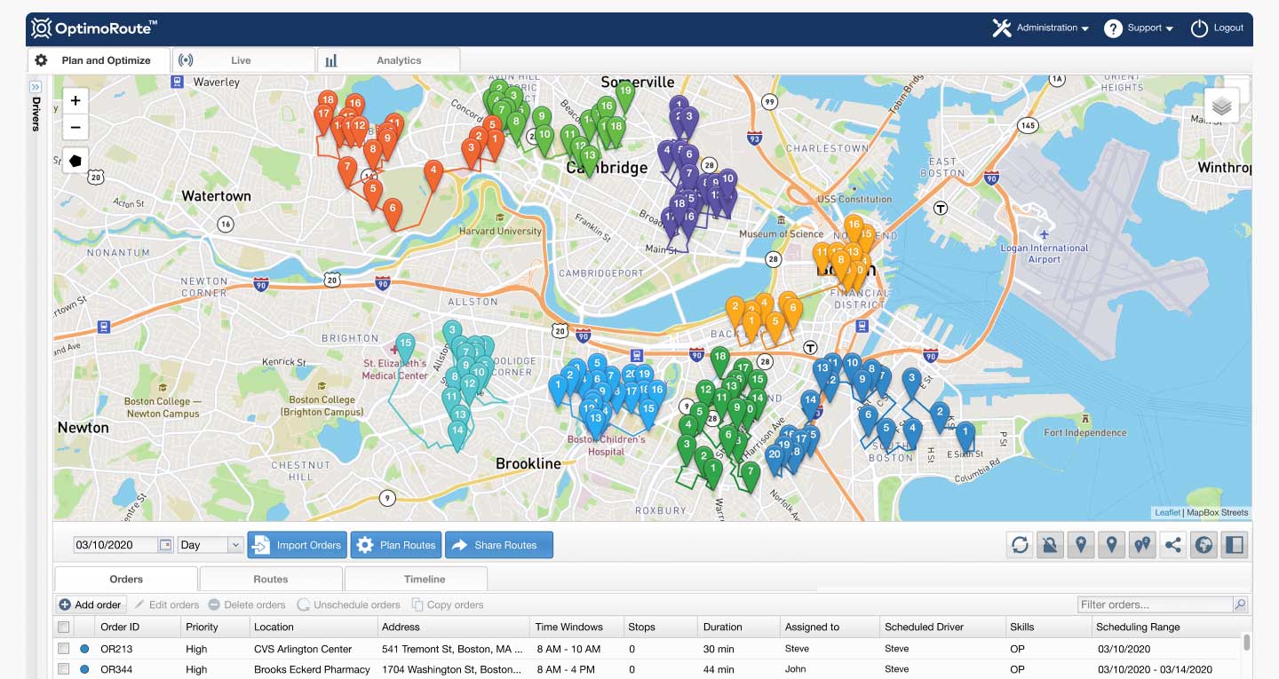 Sales Route Planner How To Plan The Best Sales Route OptimoRoute