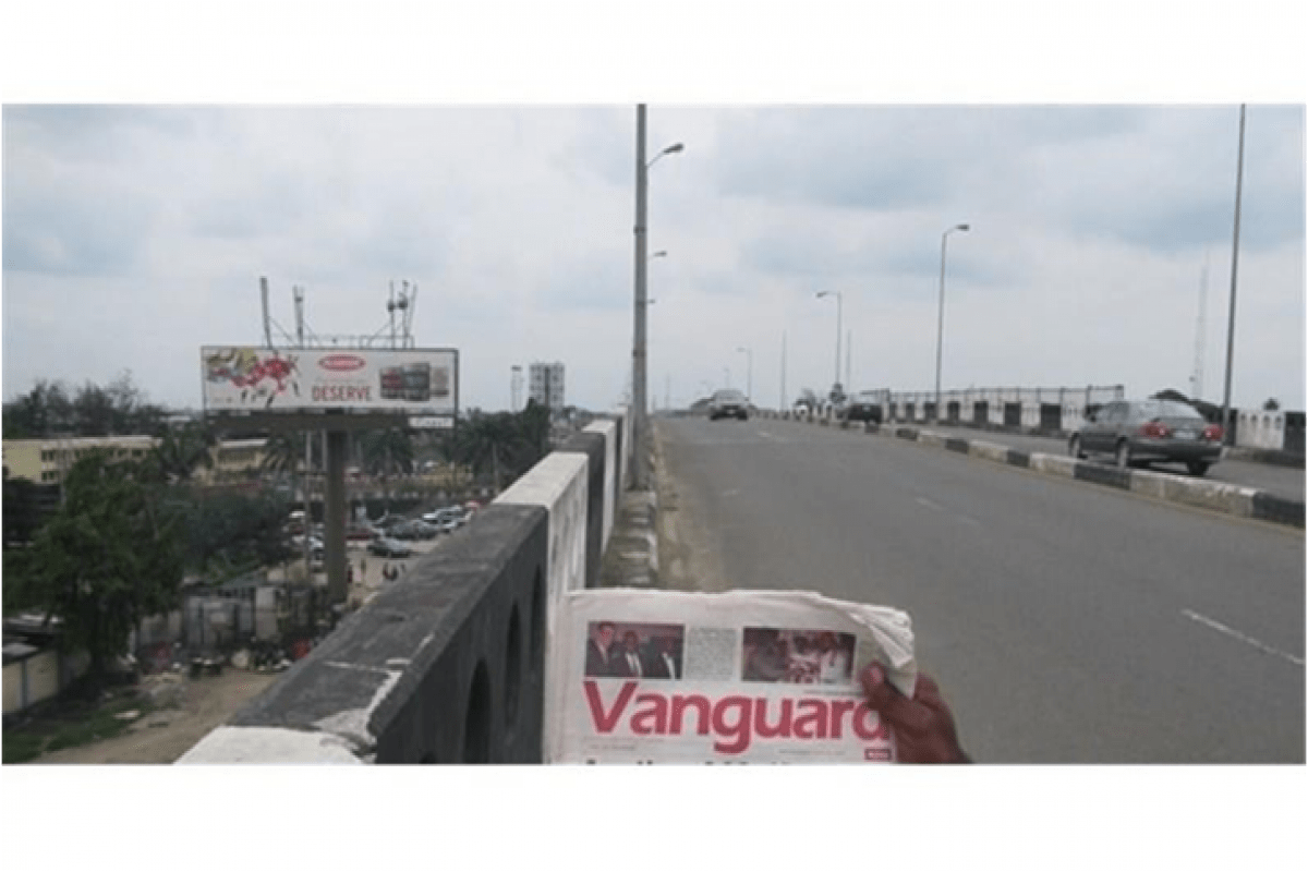 Gantry Billboard At Agip Roundabout, Port Harcourt, Nigeria Optimum