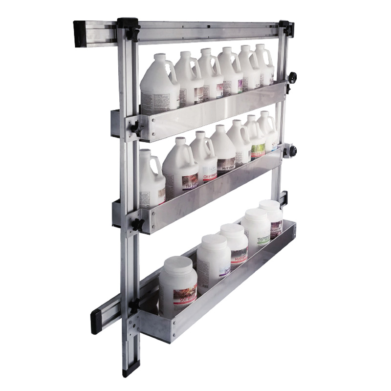 HydraMaster Adjustable Chemical Shelf Optimum Floorcare