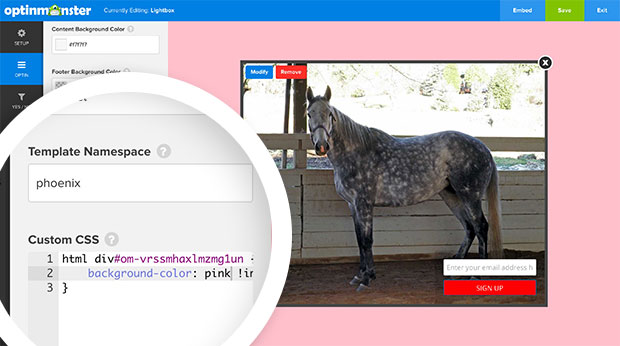 How to Change the Campaign Overlay Transparency or Color