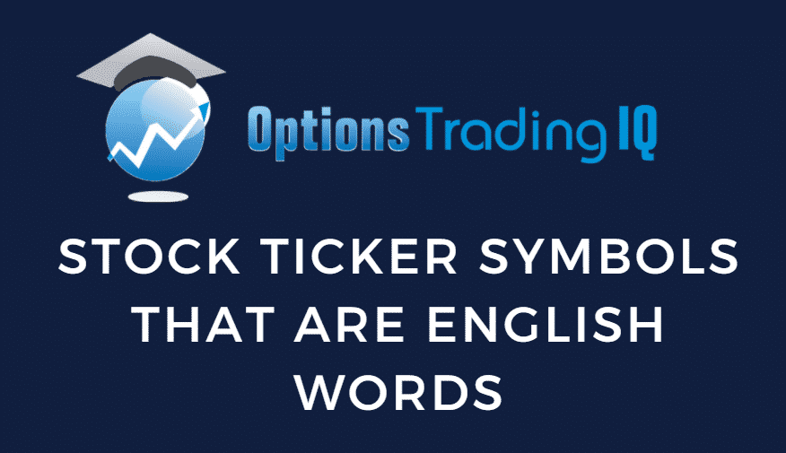 Stock Tickers That Are Words We Found 39
