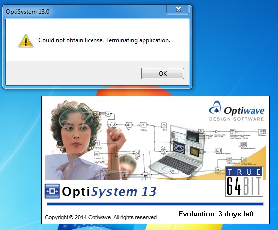 Error "Could not obtain license" - Optiwave