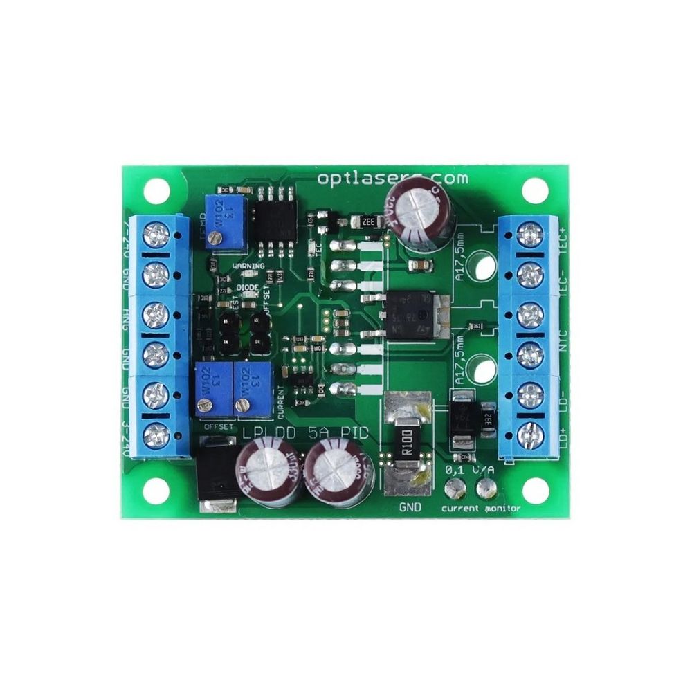Laser diode driver LPLDD10A24VPID with temperature controller