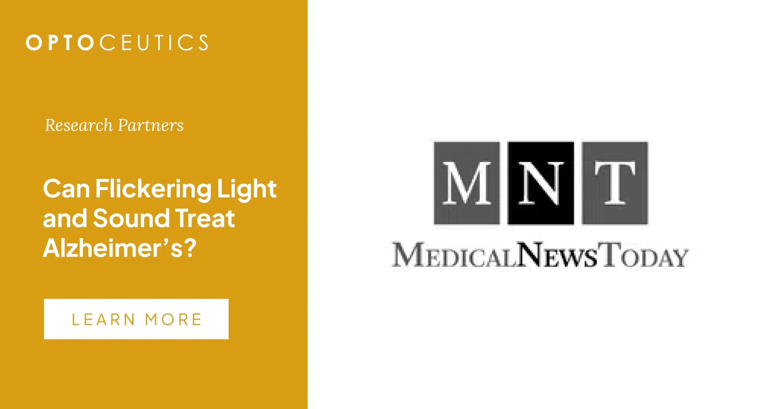 Can Flickering Light and Sound Treat Alzheimer’s? OptoCeutics