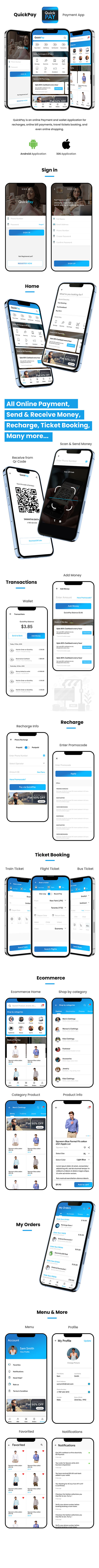 Recharge Ticket Booking & Bill Online Payment Android App + Online Payment iOS App Template| IONIC 5 - 3