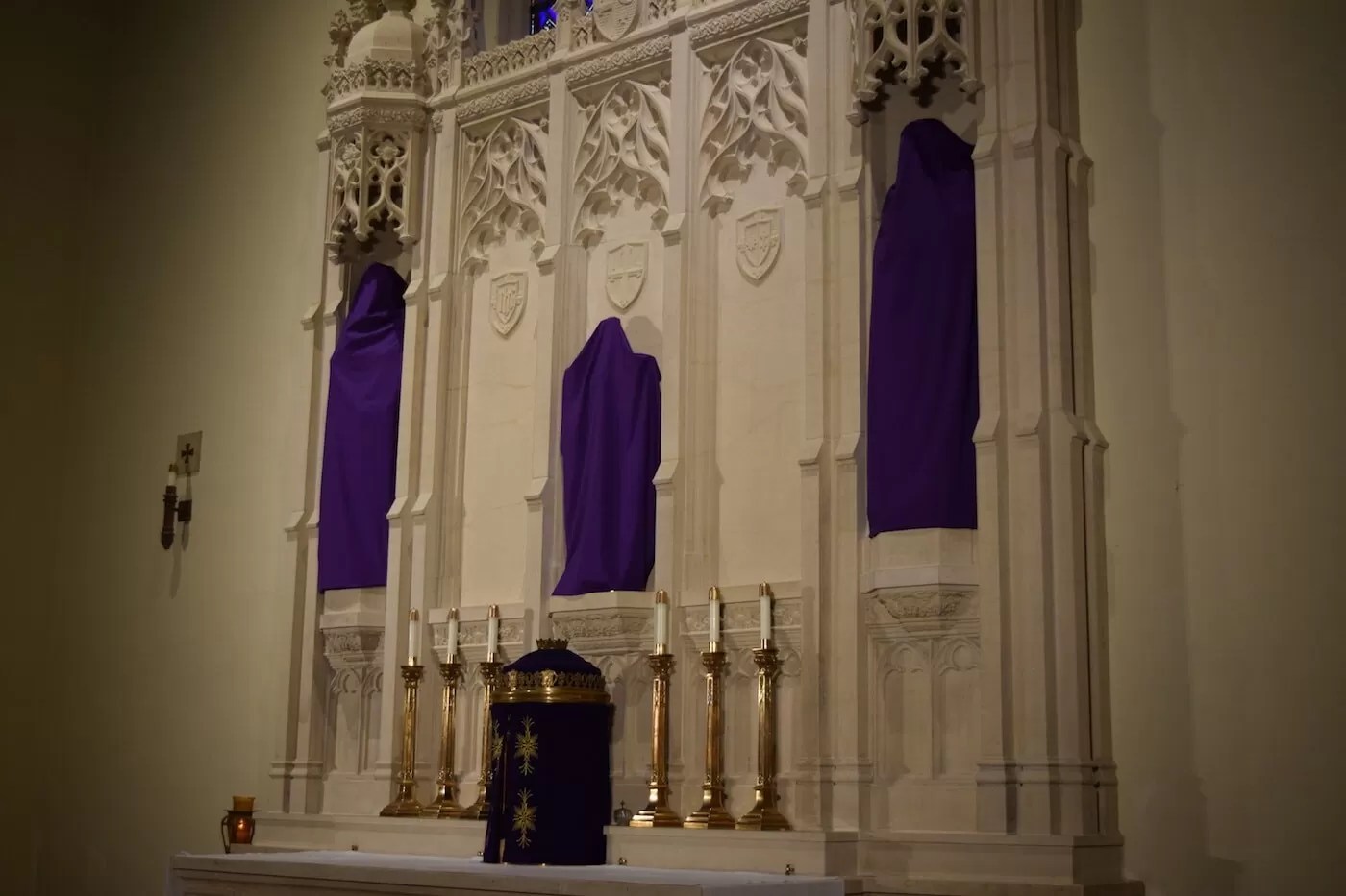 Why Are the Statues Covered? — Dominican Friars Province of the Most