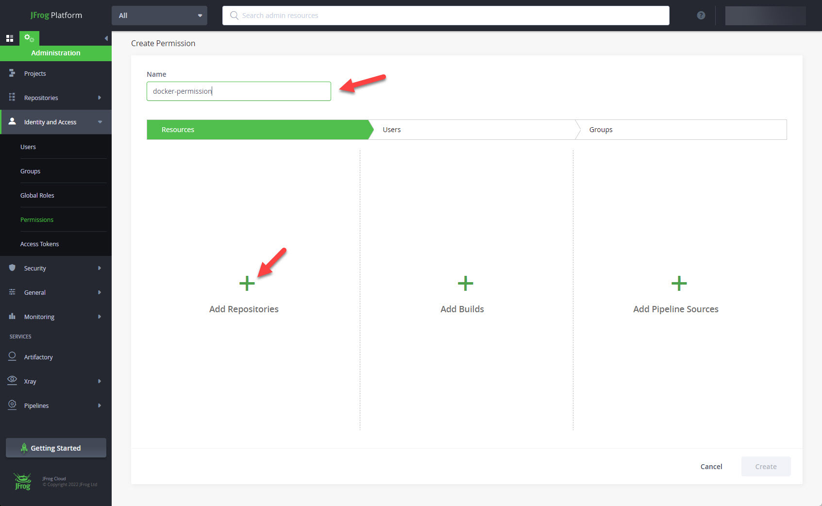 ORACLEBASE Docker Using JFrog Platform as a Docker Registry