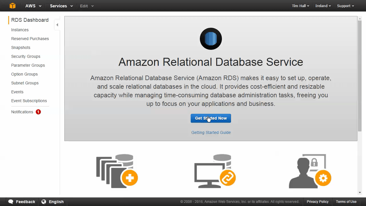 ORACLEBASE Amazon  Services (AWS) Relational Database Services