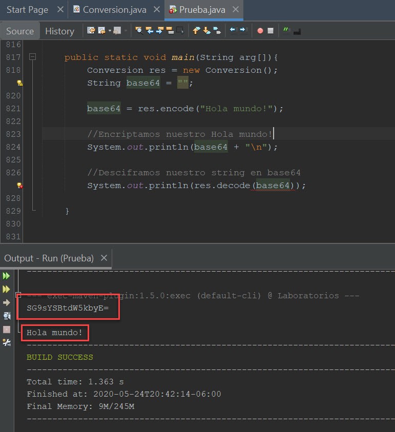 How to encode and decode a string to base64 in Java Oracle Middleware