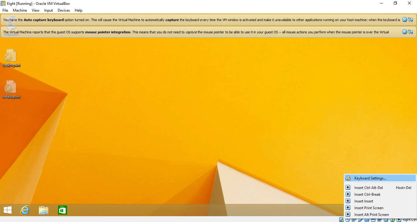 How to make a full screen in Oracle VM VirtualBox