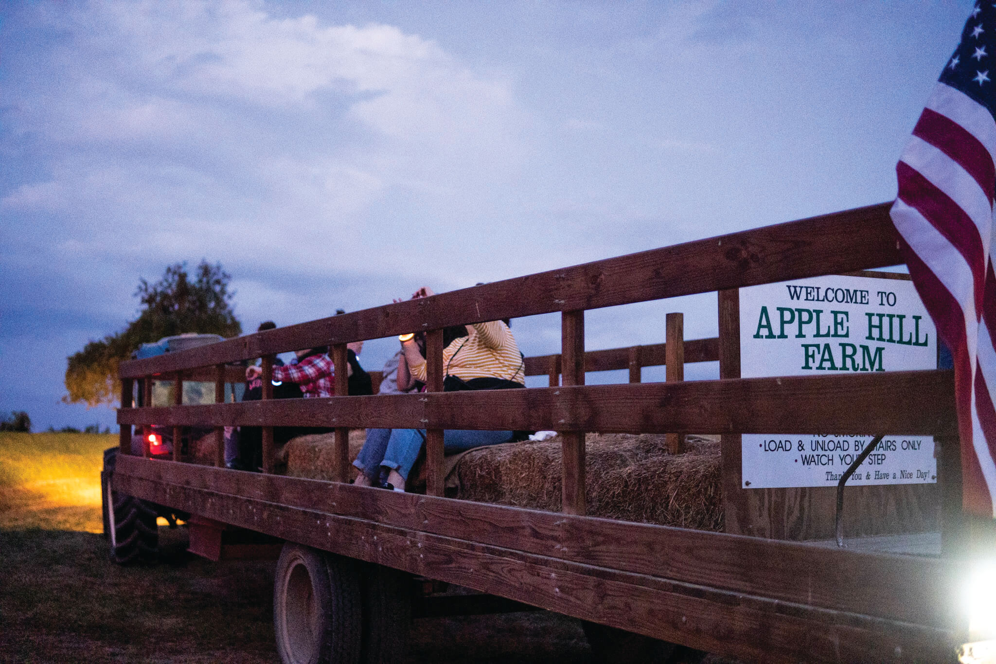 Apple Hill Farm Has Bales of Fun with Hayride and Bonfire The New