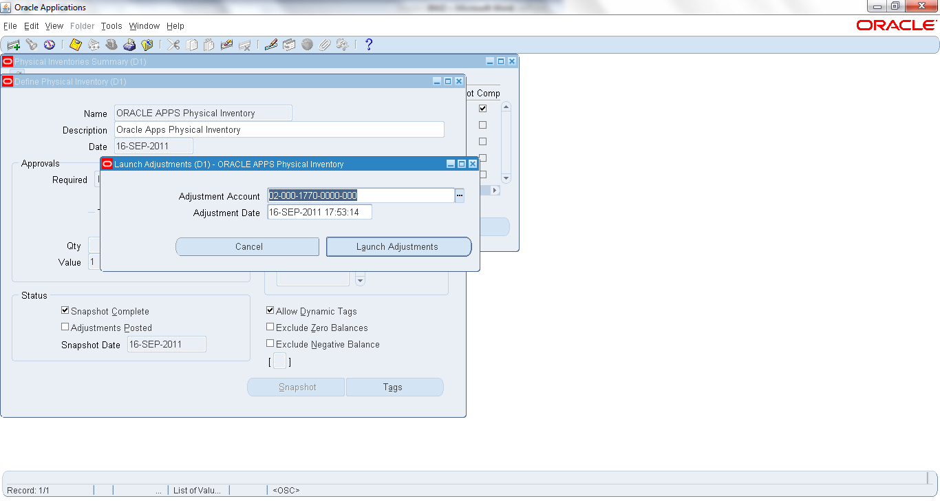 Approve Physical Inventory Tag Counts ORACLE APPS COMMUNITY