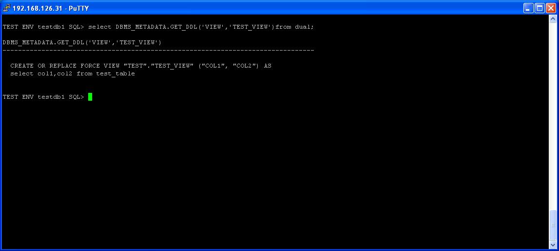 Get DDL for a view or table For the Love of Data