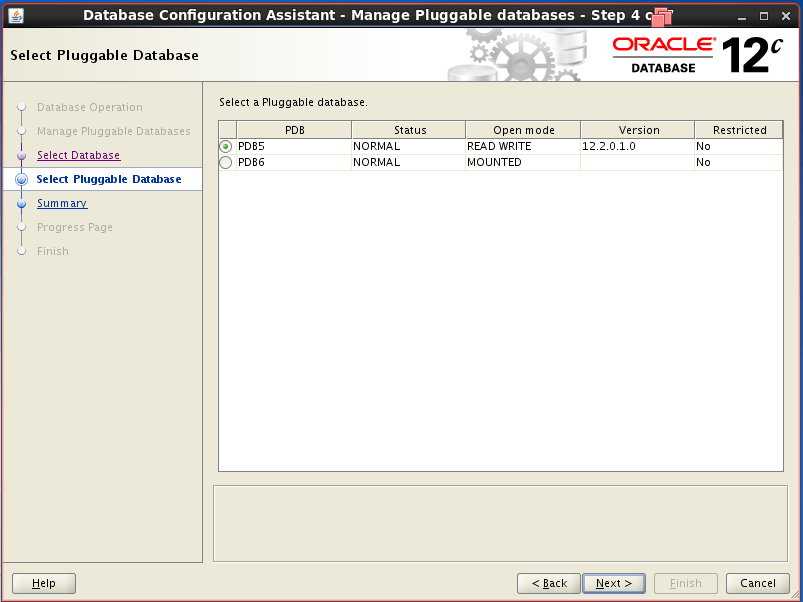 Configure a Pluggable Database Using DBCA Method in Oracle Database 12c