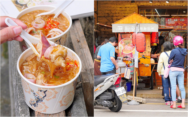 【台中小吃】麵香大腸麵線│大雅區：天天排隊邪惡三寶麵線 中卷、大腸加肉羹一次豐盛大滿足！中卷麵線每日限量供應 三小時完售！(想買建議早點來排隊 目前只提供外帶)