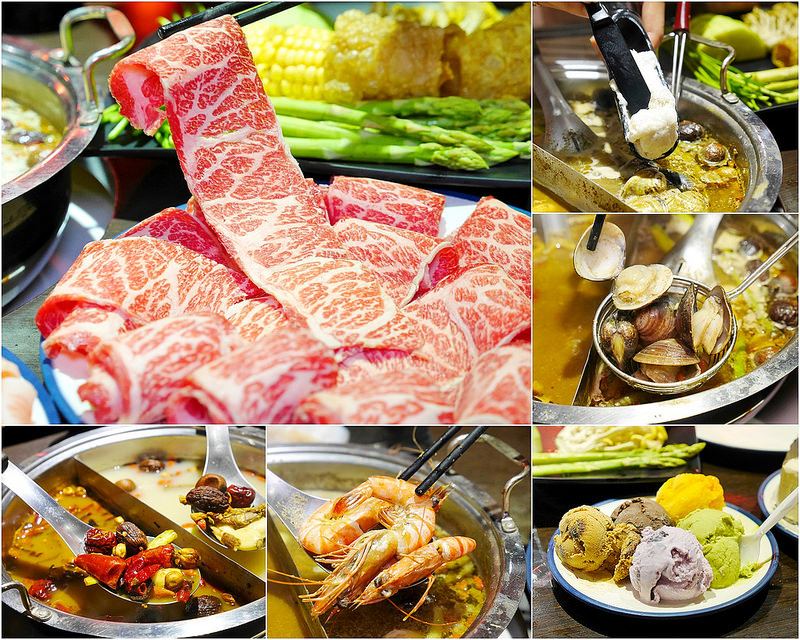 【台北吃到飽美食】蒙古紅蒙古麻辣火鍋 光復南路│大安區國父紀念館站：食尚玩家 110分鐘霜降牛肉 天使紅蝦 松阪豬肉 加扇貝 旭蟹 澎湖花枝漿無限吃到飽～還有整櫃滿滿蛤蜊 鮮蚵 白蝦 草蝦 透抽新鮮海味加整櫃蔬果隨便吃到撐～煮再久也一樣濃郁麻辣的招牌蒙古紅鍋大推薦必嘗！ (假日建議事先預約訂位 可攜帶寵物需先告知店家)