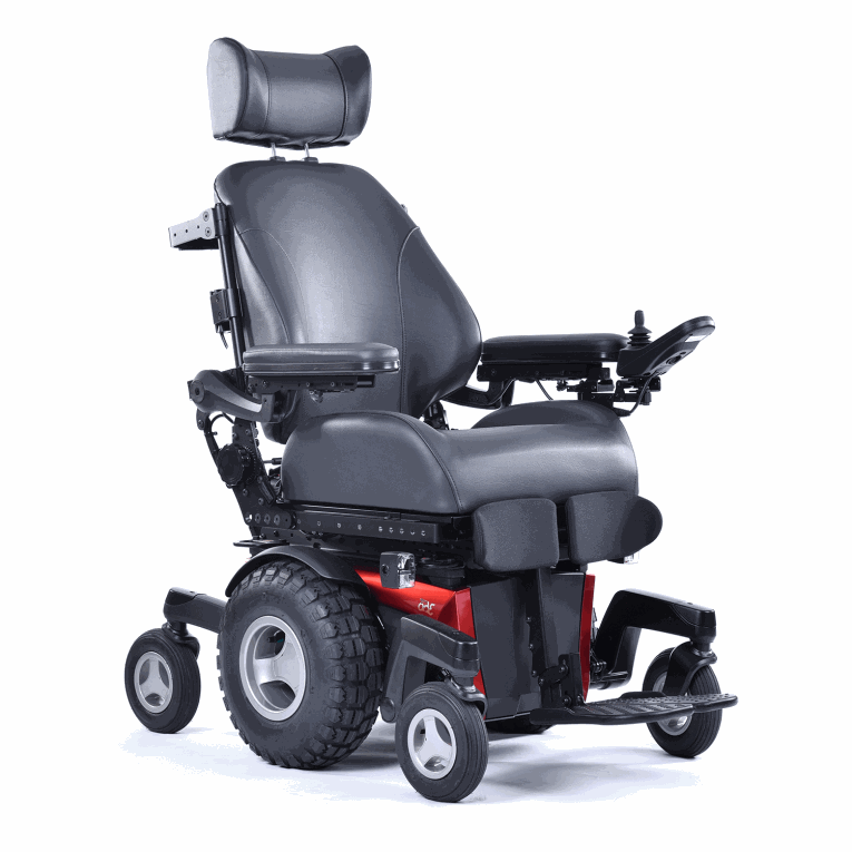 Sunrise Magic 360 Electric Wheelchair Orange Badge Mobility Solutions