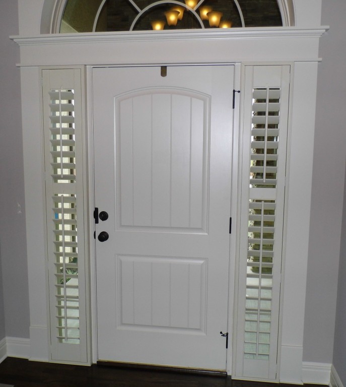 Side Light Shutters Orange Beach Blinds