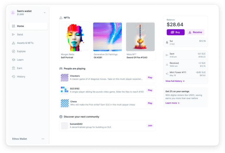 How to Setup Your Sui Ethos Wallet ORANGE COMET