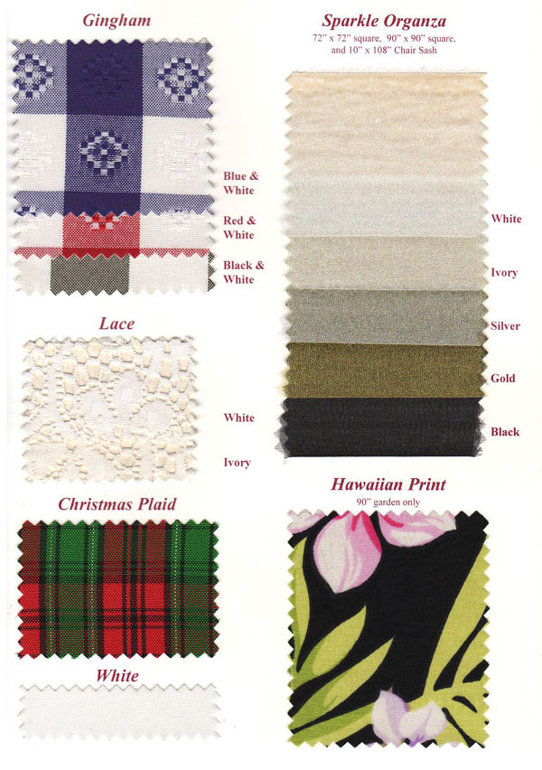 Linen Rentals Orange County Party Tablecloth Rentals