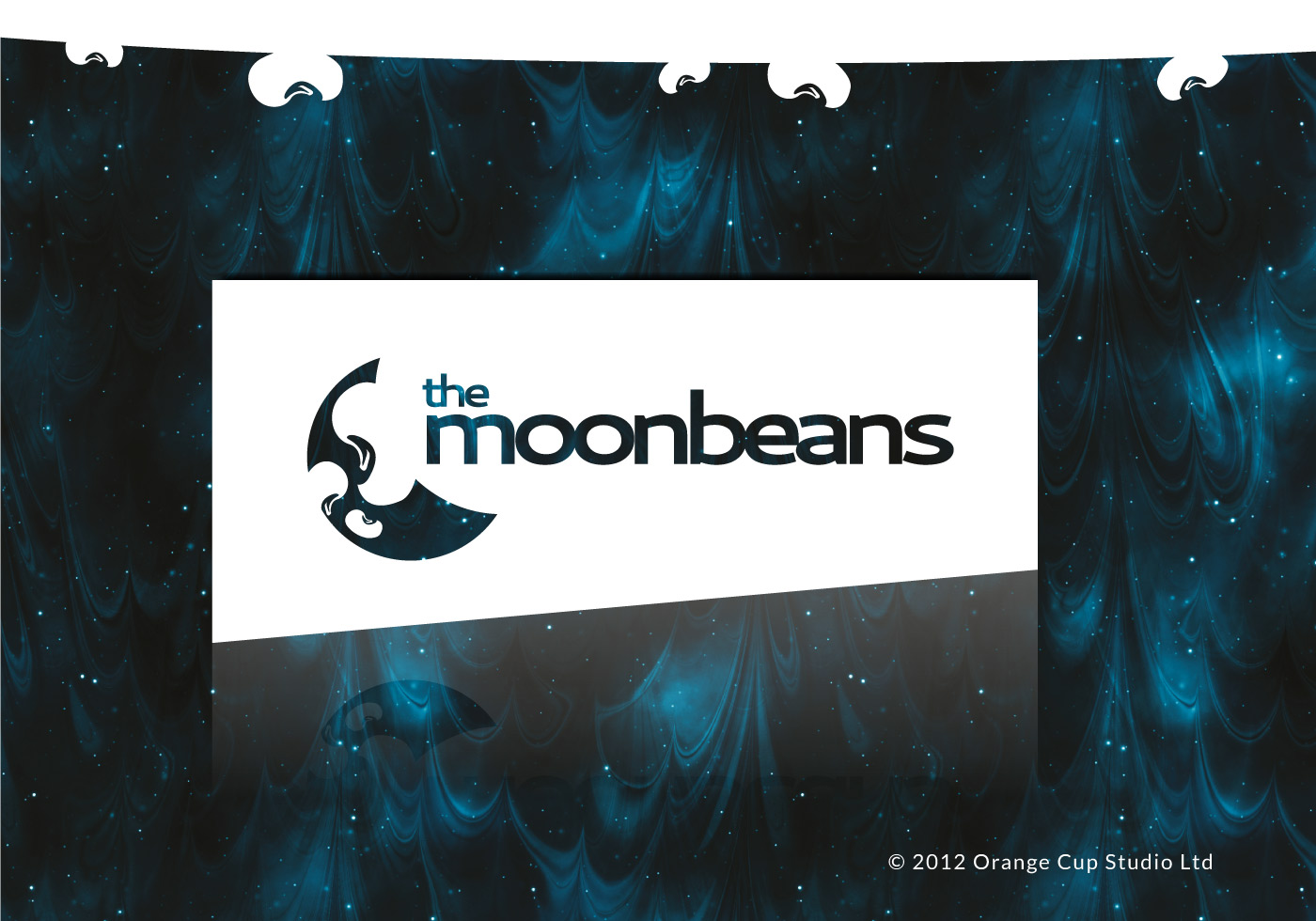 The Moonbeans logo Orange Cup Studio