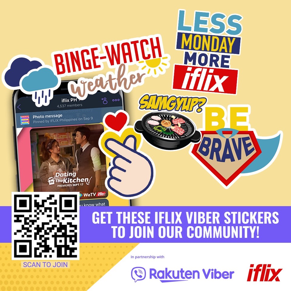 iflix x viber QR code Orange Magazine